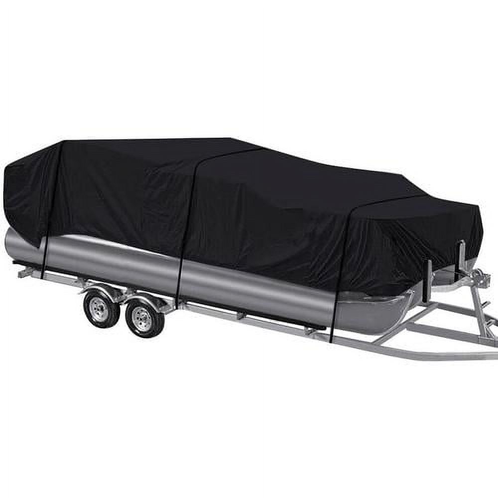 Pontoon Boat Covers, Heavy Duty UV Resistant 210D Marine Grade Boat