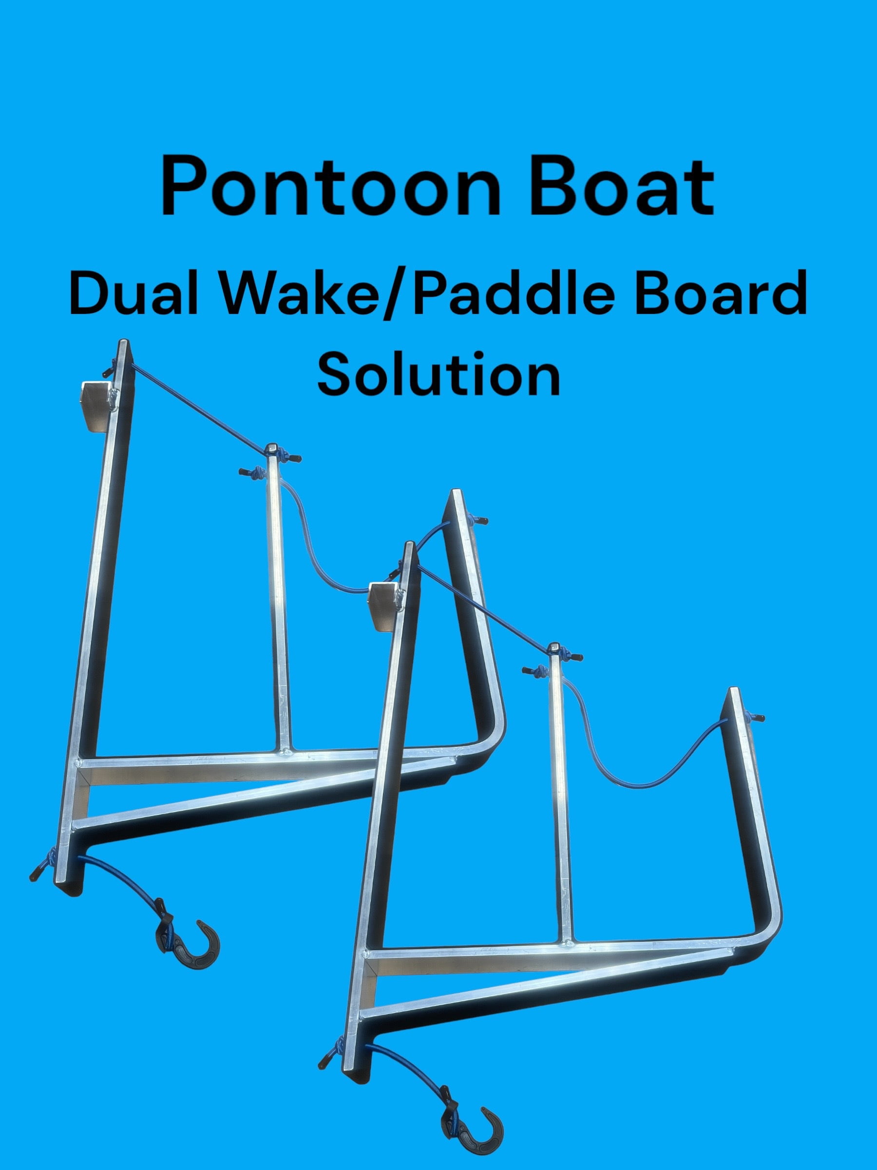 Pontoon Boat Solutions Pontoon Boat Dual Wake Paddle Board Solution