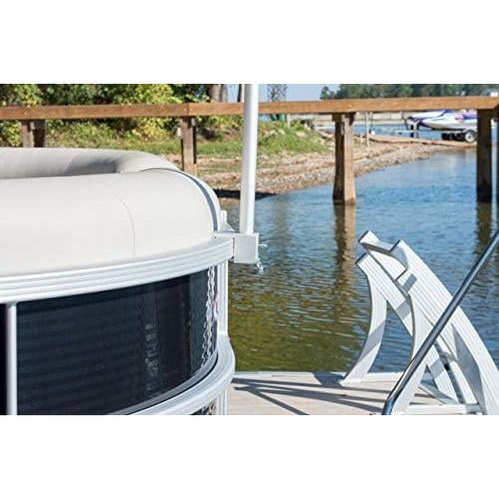 Pontoon Boat Flag Pole Holder For 1” Flag Pole Fits 1 1/4” Sq Rail
