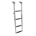 thumbnail image 1 of Pontoon Boat Ladder Extendable Ladder Equipment Non Slip Assist Boarding Ladder Folding Ladder for Speedboat, Pontoon Boat 4 Steps, 1 of 8