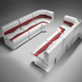thumbnail image 1 of Pontoon Boat Seats (CFG84A), 1 of 2