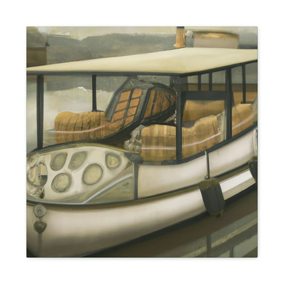 Pontoon Boat Serenity - Canvas