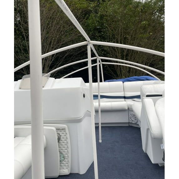 Pontoon Boat Solutions 18'-22' ULTIMATE Pontoon Boat Canvas Solution with 3” Rise