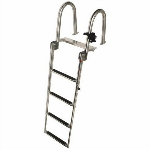 Pontoon Boat Telescoping Ladder 17501304 | Tracker 4 Step 60 Inch SS