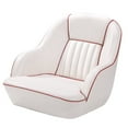 thumbnail image 1 of Pontoon Capatain Boat Seat Chair,Red and White, 1 of 6