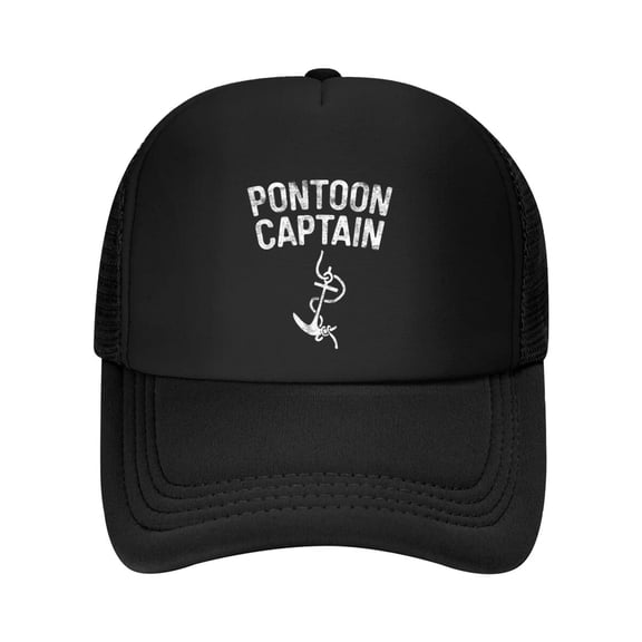 Pontoon Captain Baseball Cap Anchor Captain Skipper Baseball Cap