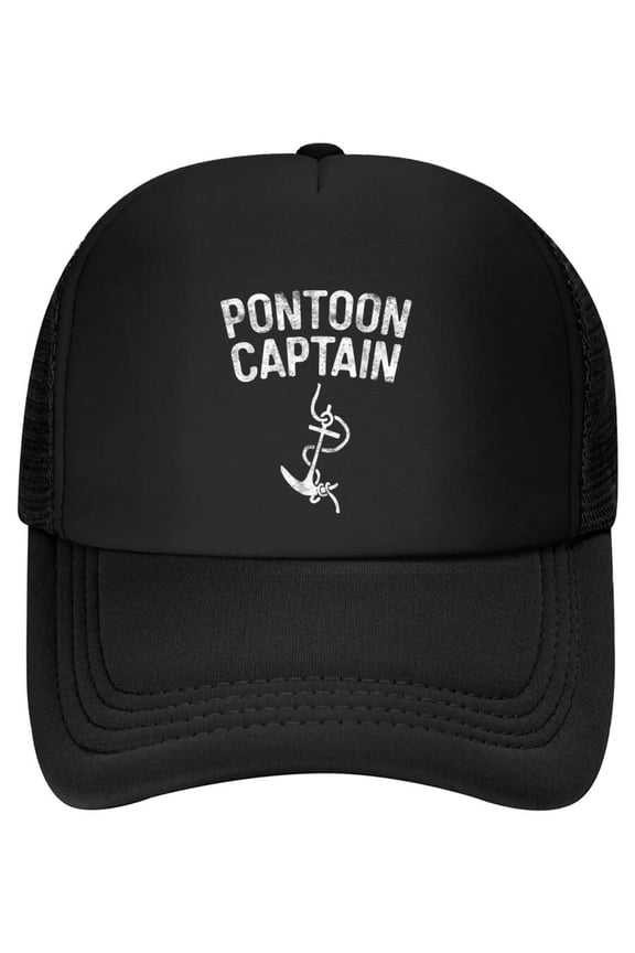 Pontoon Captain Baseball Cap Anchor Captain Skipper Baseball Cap