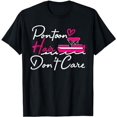 thumbnail image 1 of Pontoon Captain Boating Pontoon Hair Don't Care T-Shirt, 1 of 5