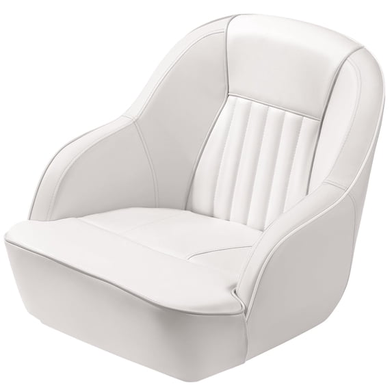 Pontoon Captain Bucket Seat With Thickened Sponge Padding, Fishing Chairs for Boats, Sightseeing, Speedboat, Canoe - 1-Piece
