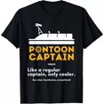 Pontoon Captain Definition Funny Boat Pontooning Unisex TShirt