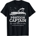 thumbnail image 1 of Pontoon Captain Definition Funny Pontoon Boat Boating Gift T-Shirt, 1 of 3