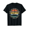 thumbnail image 1 of Pontoon Captain Life Is Better At The Lake Men Vintage Mystery T-Shirt, 1 of 5