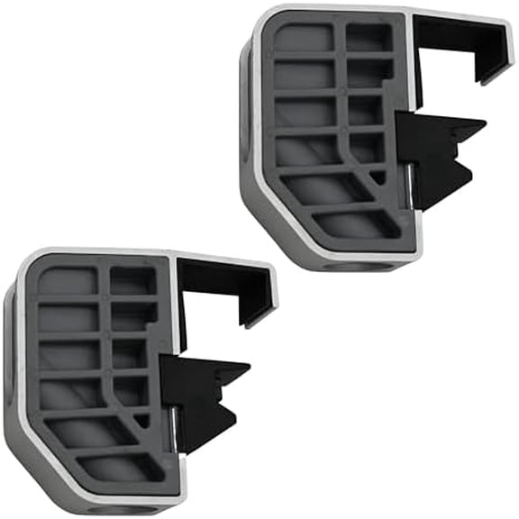 Pontoon Fender Clips & Dock Line Hanger - Aluminum Shell, Nylon Cleat, Push Button Lock - 2 Pack$$Watercraft