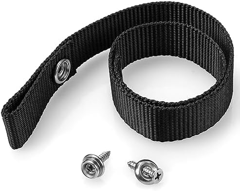 MDXing 4PCS Black Nylon Paddle Stowage Clip 33x25mm Boat
