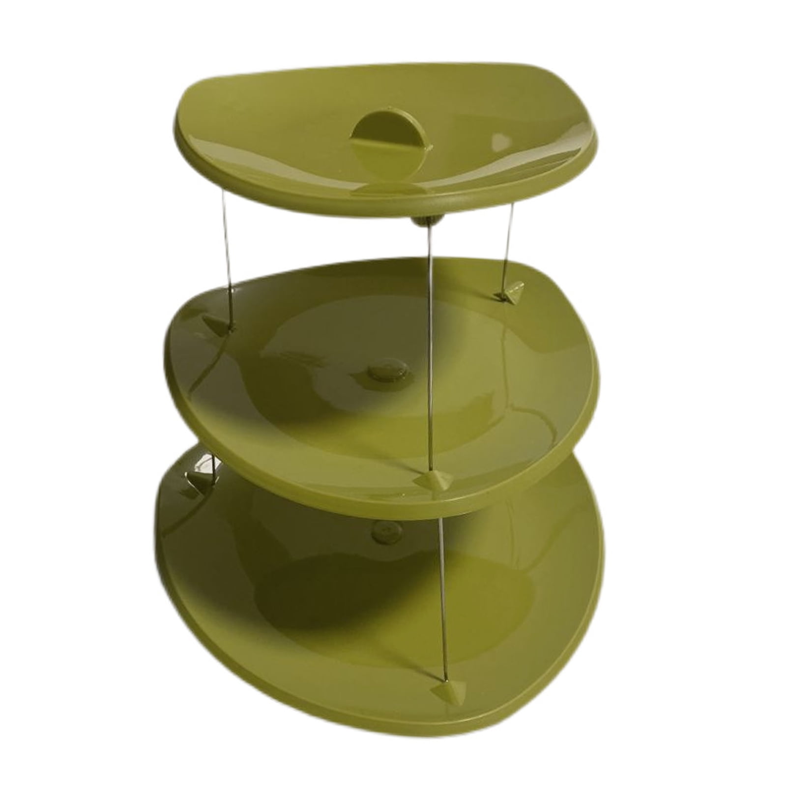Pontos Cake Stand 3Tier Folding Cupcake Stand Reusable SpaceSaving