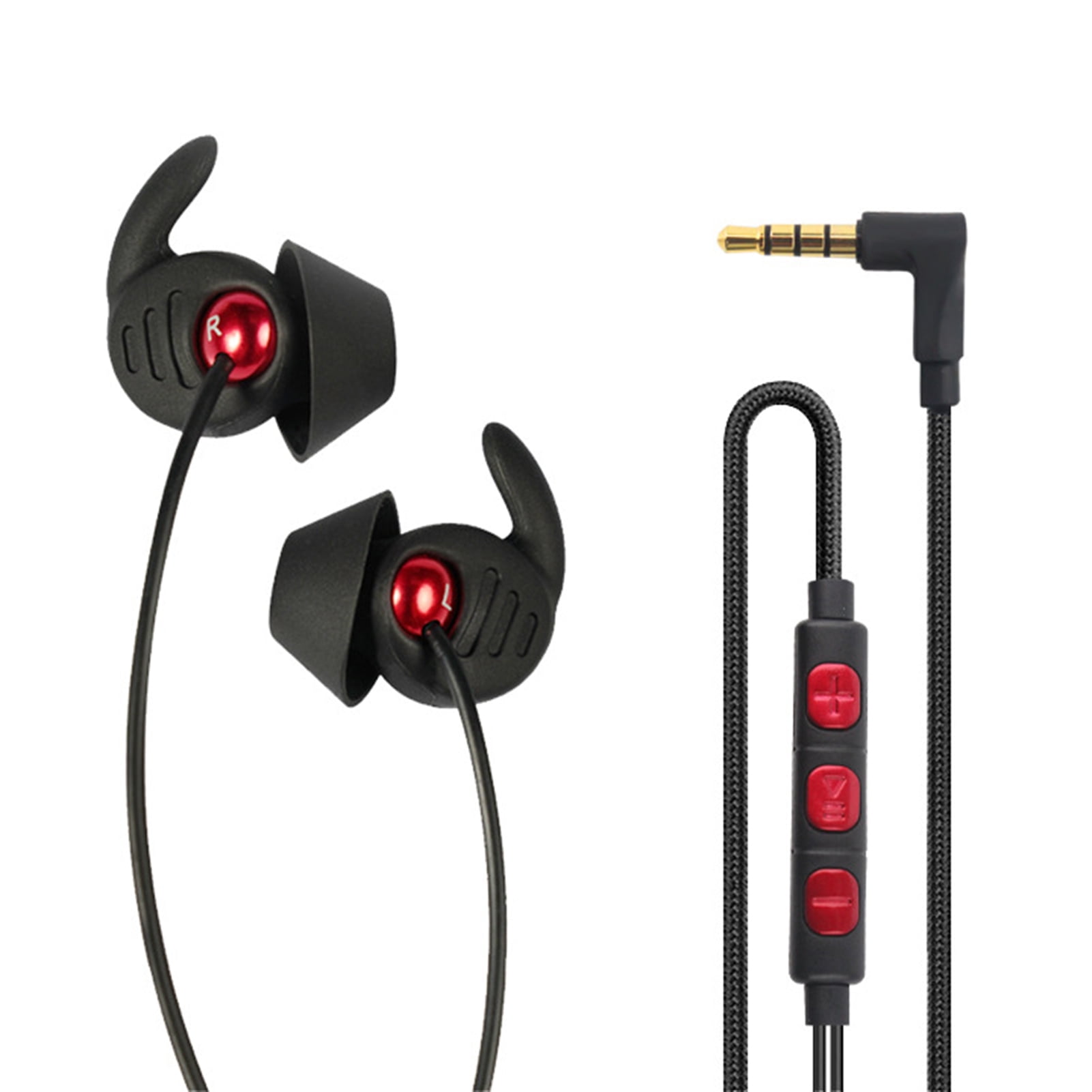 Pontos Earphone Subwoofer Noise Reduction Smart Wire Control with MIC