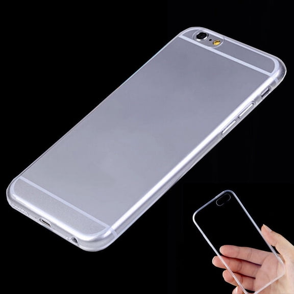 Hevirgo Transparent Clear Soft Silicone Case Skin Cover for iPhone SE 5 5S 6 6S 7 Plus