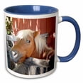 thumbnail image 1 of 3drose, Pony, 15oz Two-tone Blue Mug, 1 of 6