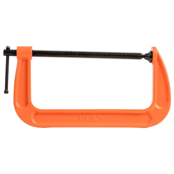 Pony 8 inch C Clamp - 8" Opening, 4" Throat Depth