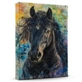 thumbnail image 1 of Pony Black Connemara Canvas Wall Art Animal Decor, Pony Black Connemara Canvas Prints Wild Animal Artwork for Living Room Bedroom Office 190HD879, 1 of 4