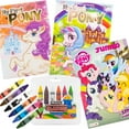 thumbnail image 1 of Pony Coloring and Activity Book Set, Include 3 Books & Jumbo Crayons, Learning Drawing, 1 of 6