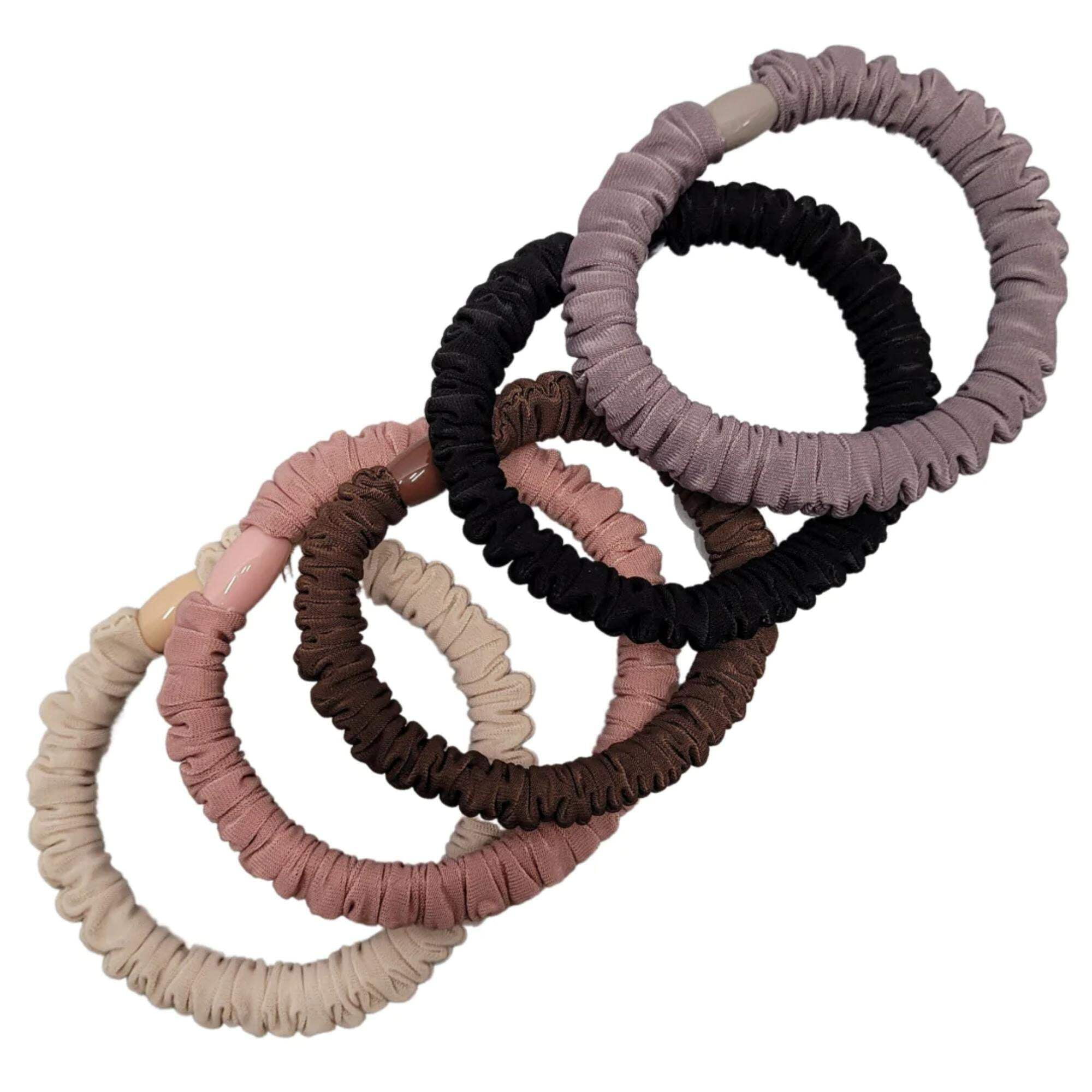 Pony Elastics in Cylinder (Silky and Ruffled - 5pc) - Walmart.com