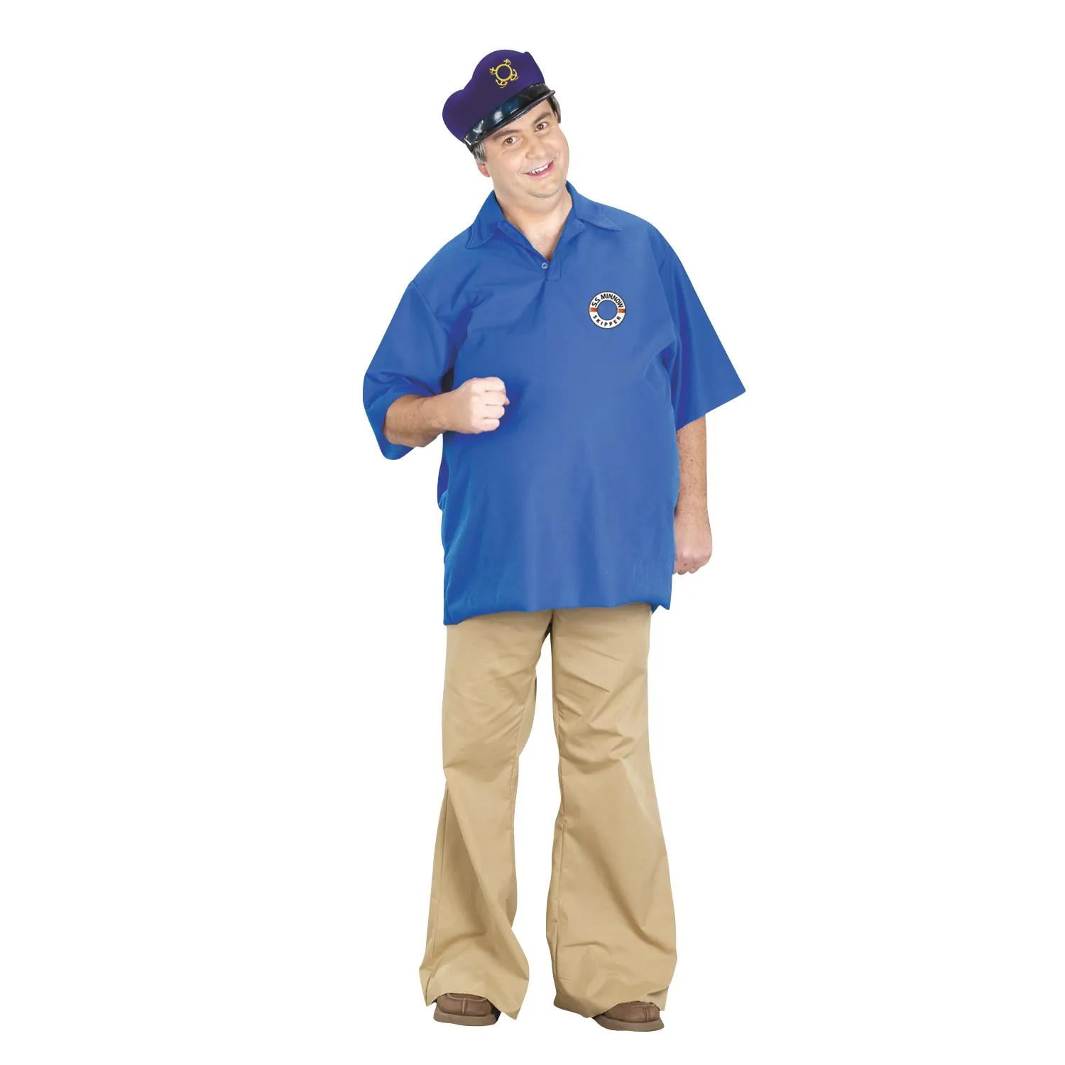 Adults Mens Gilligan's Island The Skipper Costume Standard 33-42