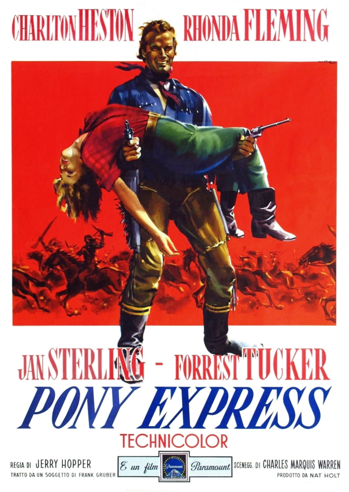 Pony Express Canvas Art - (24 x 36)