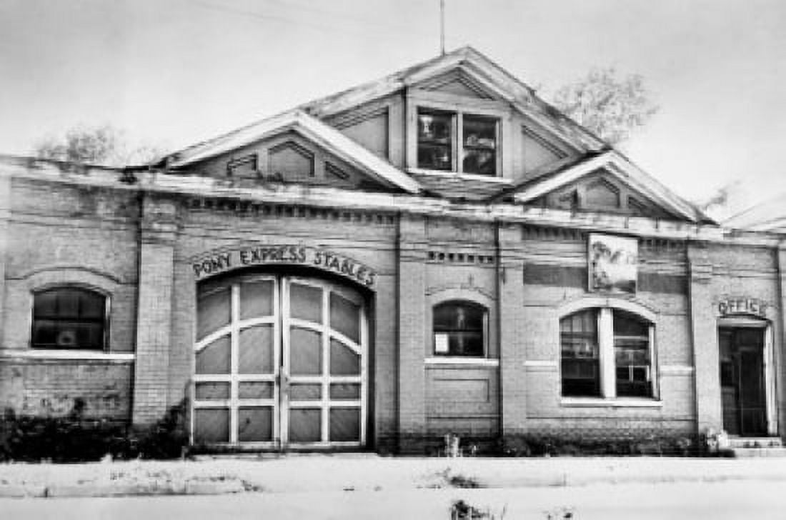 Pony Express Station St Joseph Missouri USA Canvas Art - (18 x 24)