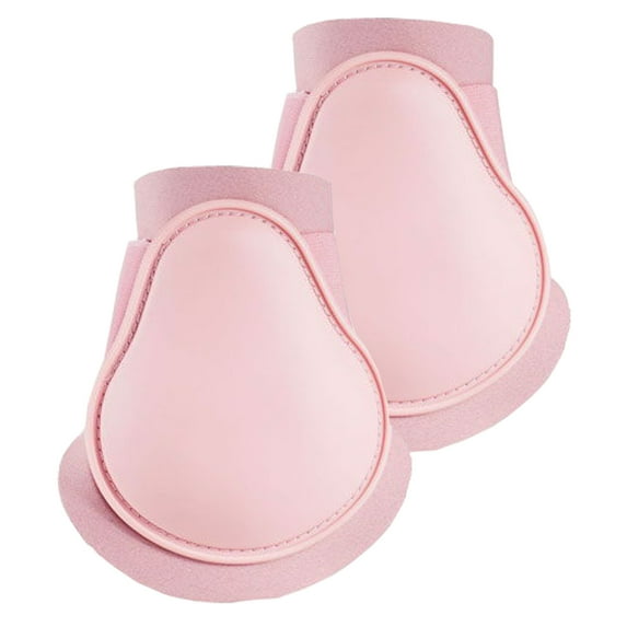 Pony Horze Hard Outer Shell Protect Neoprene Lining Fetlock Boot Lady Light Pink
