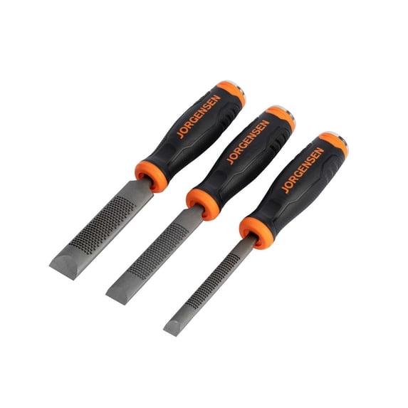 Pony Jorgensen Coarse Rasp Chisel Set, 3 Piece