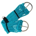 thumbnail image 1 of Pony/Mini Teal 9-Strand Western Rope Girth w/ Center D-Rings (24), 1 of 1