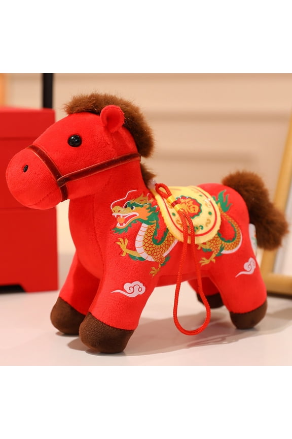 Pony Plush Keychain, Adorable Mini Horse Stuffed Animal Hanging Ornament, Soft Backpack Charm for Kids, Car Seat Clip and Nursery Decor, Cute Gift for Toddlers