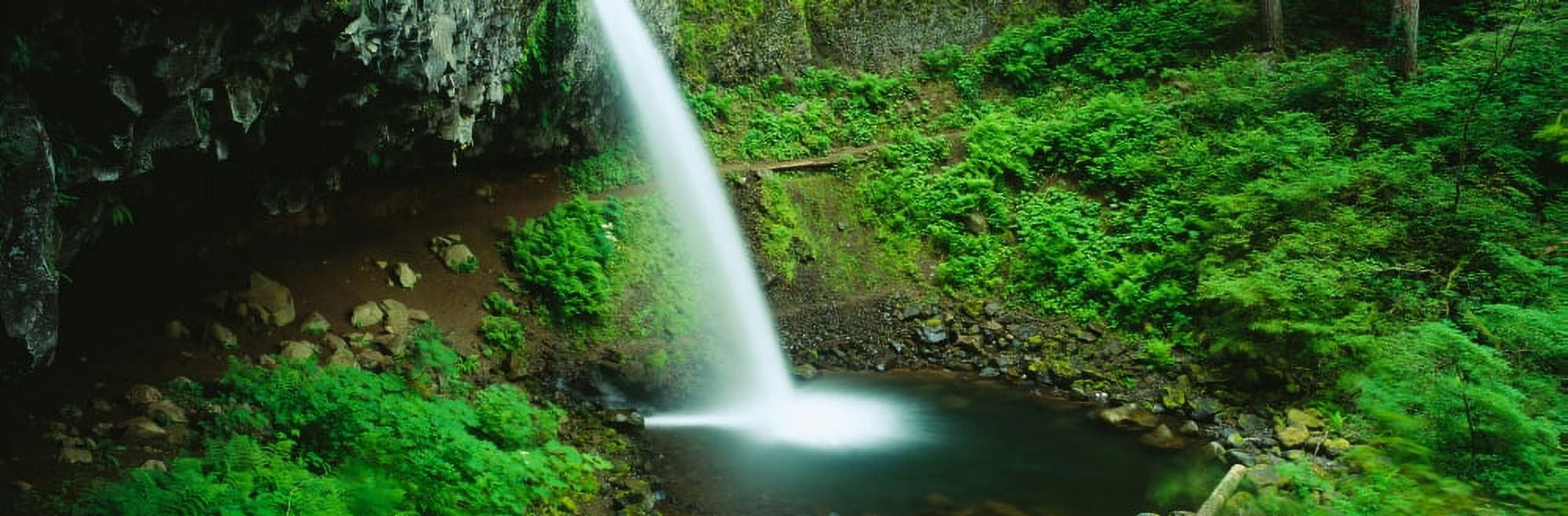 Pony Tail Falls Columbia River Portland Oregon Canvas Art - Panoramic Images (27 x 9)