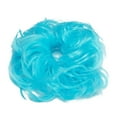 thumbnail image 1 of Pony Tail Hair Extension Bun Big Wave Curls Hairpiece Wrap Chignon Scrunchie Synthetic Hair for Women, 1 of 8