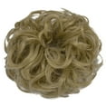 thumbnail image 1 of Pony Tail Hair Extension Bun Big Wave Curls Hairpiece Wrap Chignon Scrunchie Synthetic Hair for Women, 1 of 8