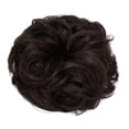 thumbnail image 1 of Pony Tail Hair Extension Bun Big Wave Curls Hairpiece Wrap Chignon Scrunchie Synthetic Hair for Women, 1 of 8