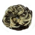 thumbnail image 1 of Pony Tail Hair Extension Bun Hairpiece Wrap Chignon Big Wave Curls Scrunchie Synthetic Hair for Women, 1 of 8