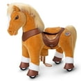 thumbnail image 1 of PonyCycle Light Brown Pony Ride on Horse Size 3 Plush Mechanical Toy with Brake Ages 3–4, Indoor Outdoor, Birthday Gift Advanced Model Y371, 1 of 9