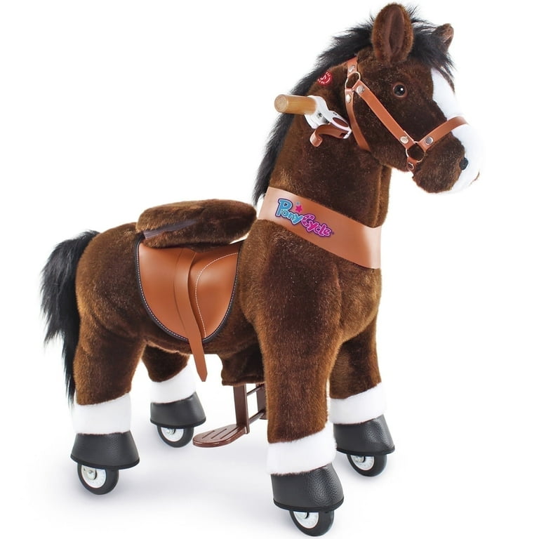 Kids horse on wheels on sale