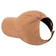 thumbnail image 1 of Ponycap Messy High Bun Ponytail Adjustable Cotton Baseball Cap Hat Half-Empty Top Sunshade Baseball Capbrown, 1 of 6