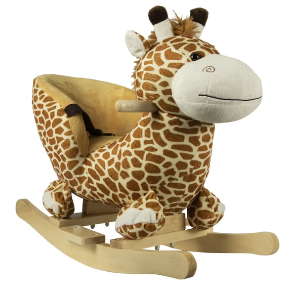 Ponyland 1 Piece Giraffe Rocking Chair for Ages 18 Months and Up ...