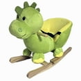 thumbnail image 1 of Ponyland: Music Rocking Chair - Dinosaur - Animal Wooden Ride-On Rocker, Handlebars, Music Button, Comes Assembled, Kids & Toddlers Ages 18mo+, 1 of 6