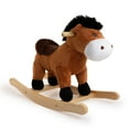 thumbnail image 1 of Ponyland Rocking Brown Horse w/ Sound (Rocker), 1 of 7