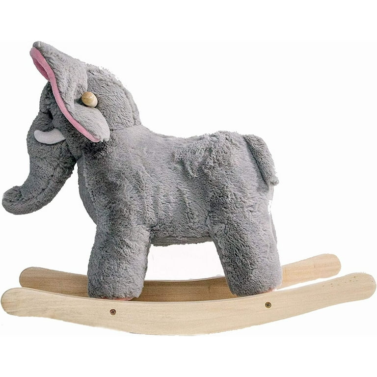 Plush elephant rocking horse hotsell