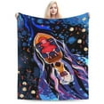thumbnail image 1 of Ponyo Cartoon Fleece Blanket for Boys Girls Kids, Ultra Soft Cozy Warm Flannel Throw Blankets, Plush Blanket Gifts for Bed Sofa Living Room Couch Home Decor 40"X30", 1 of 8