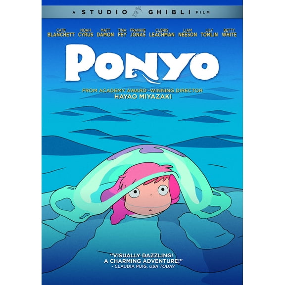 Ponyo [DVD], Animation, Independent, Family, Foreign, Anime, Fantasy ,