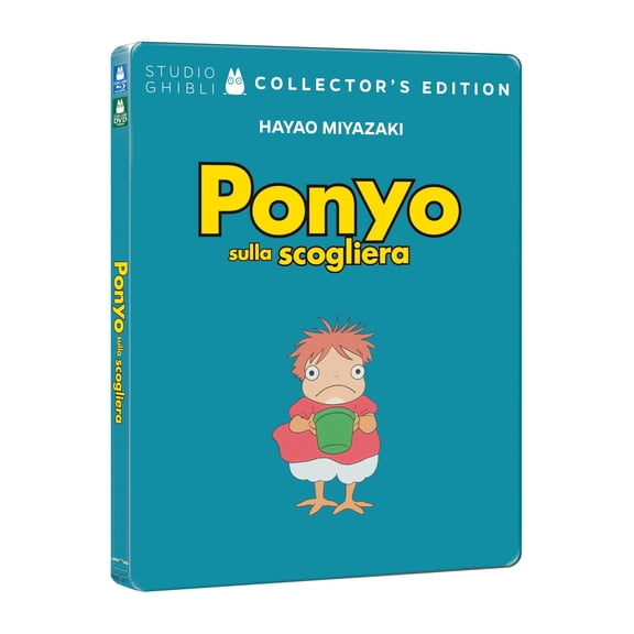 Ponyo Sulla Scogliera (Steelbook Blu-ray + DVD) (Blu-ray) Yuria Nara Hayao Miyazaki