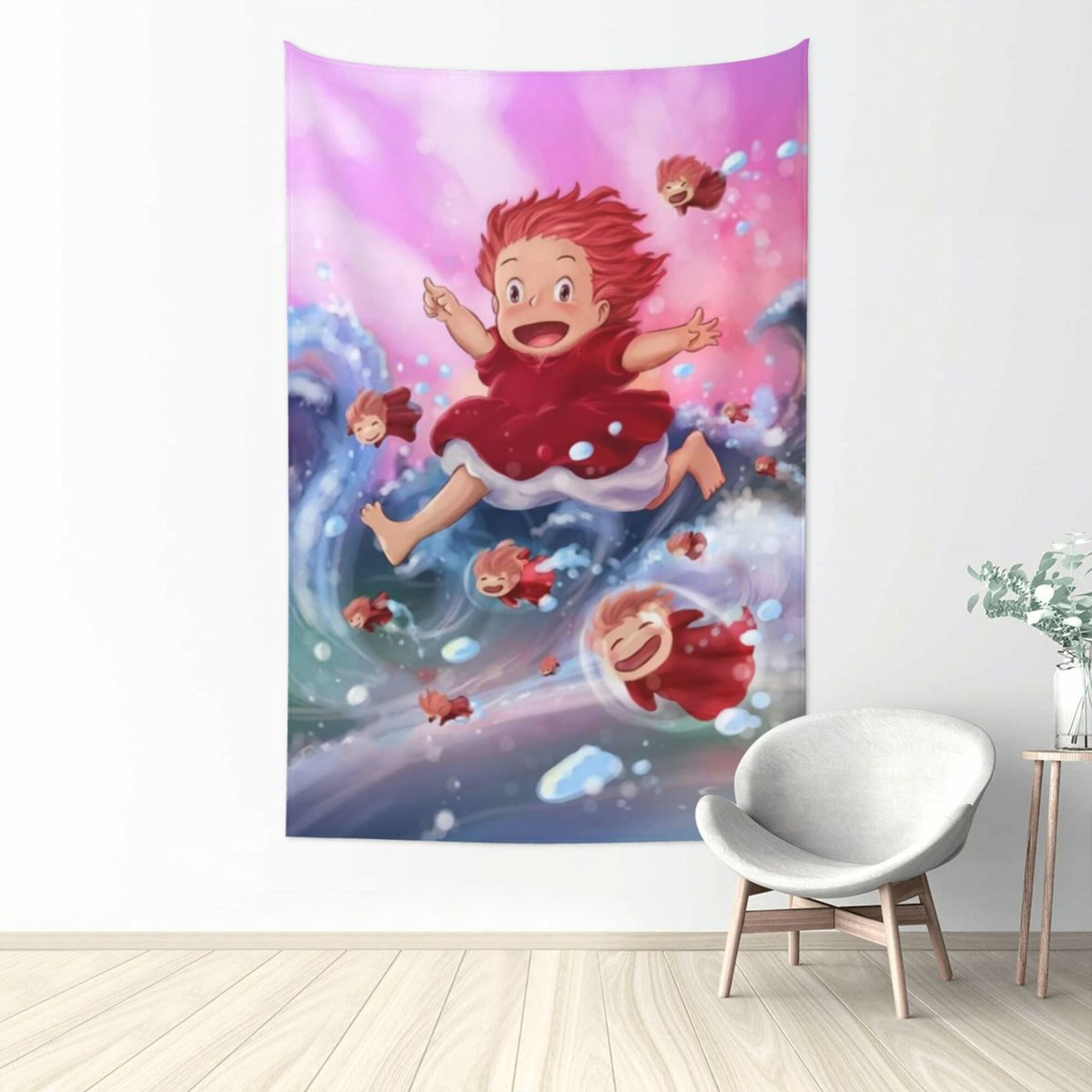 Ponyo Tapestry for Bedroom, Art Pattern Print Wall Hanging, Aesthetic ...