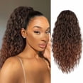 thumbnail image 1 of Ponytail Extension for Black Women Drawstring Ponytail Long Curly Wavy Ponytail 20Inch Synthetic Clip in Ponytail Hair Extensions, 1 of 7